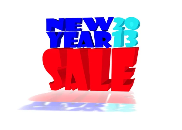 New year 2013 SALE in various colors — Stock Photo, Image