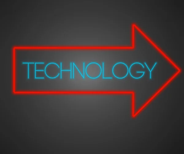 Technologie nach rechts — Stockfoto