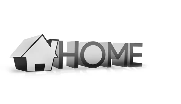 Home text design — Stock Photo, Image