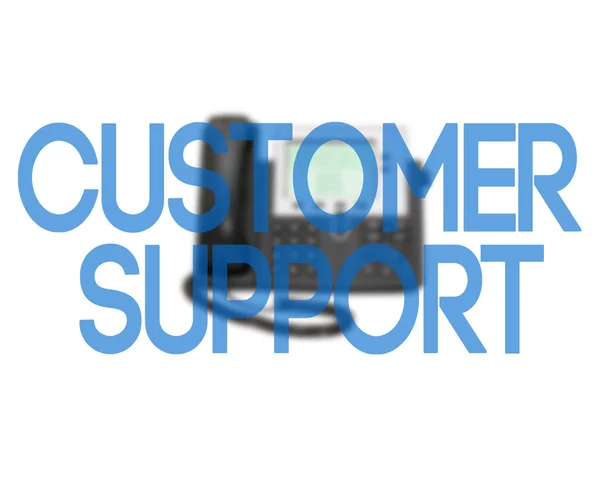 Customer support banner — Stock Photo, Image