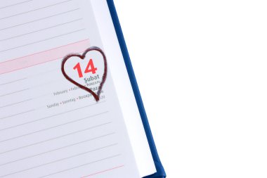 boş günlük sayfası ile boşaltmak 14 Şubat