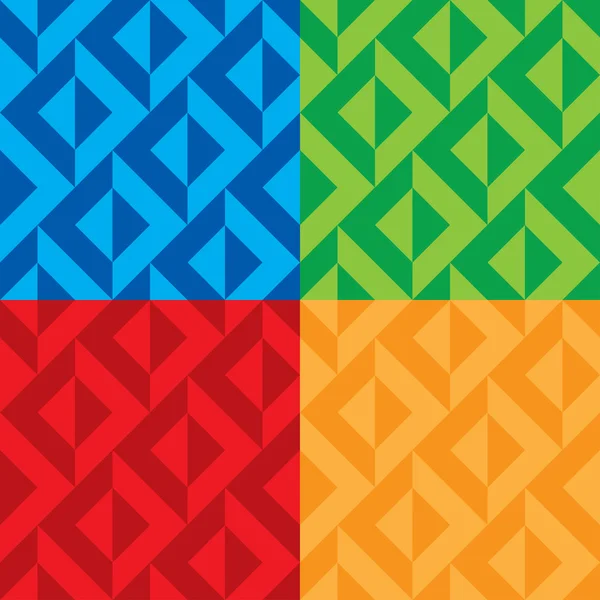 dört renk değişme miktarı Dikişsiz desen vektör