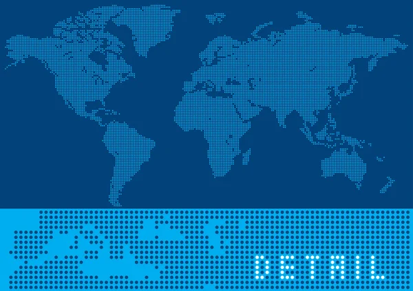 piksel Dünya Haritası