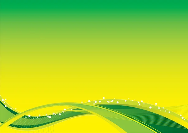 Fondo de flujo Amarillo — Vector de stock