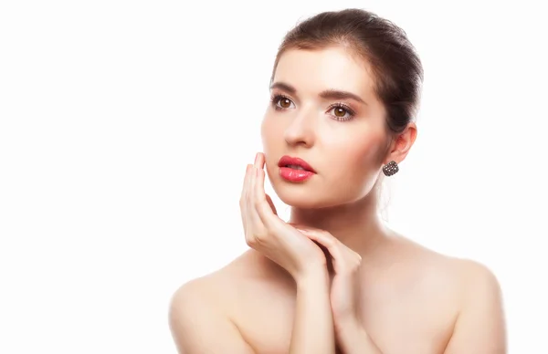 Retrato de una joven mujer hermosa — Foto de Stock