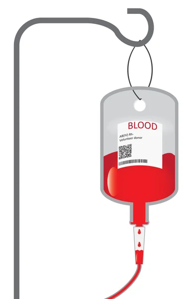 Concepto de donación de sangre — Archivo Imágenes Vectoriales