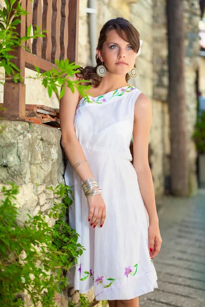 Řecká žena — Stock fotografie
