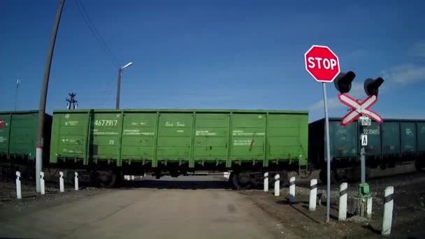 Vidéo FullHD de train de marchandises — Video