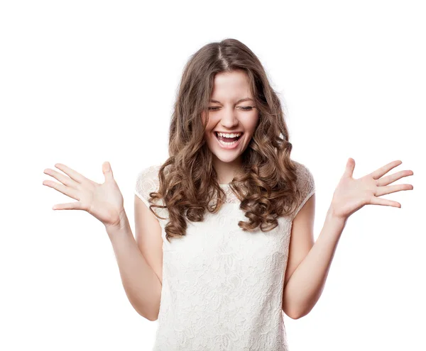 Mujer conmocionada — Foto de Stock