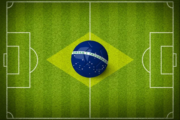 Concept for Brazil 2014 football world cup. — Stock Photo, Image