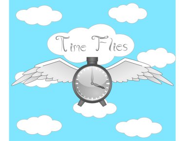 Time Flies clipart