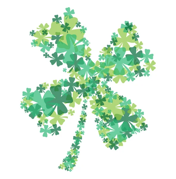 SmaragdGrün Papier Klee Kleeblatt Blätter Kranz Rahmens