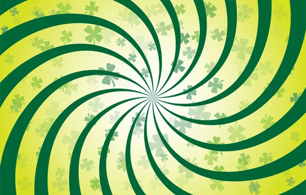 Clover Spiral — Stock Vector