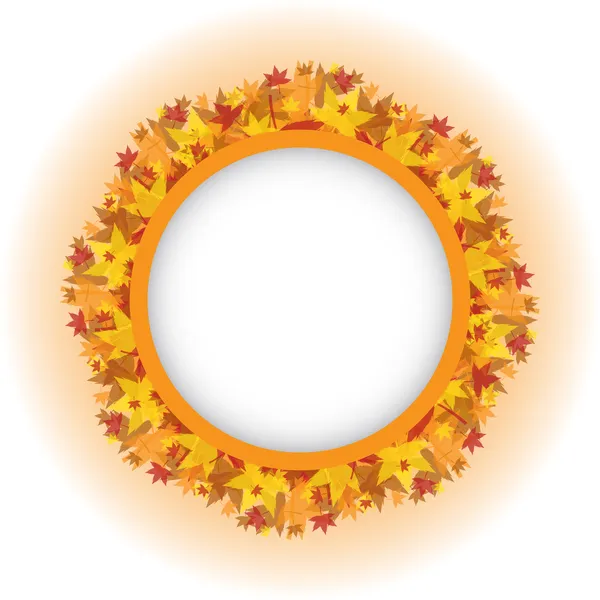 Autumn Frame — Stock Vector