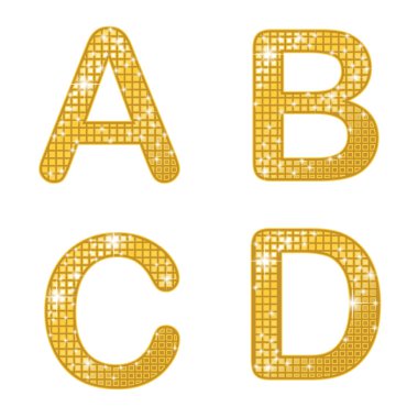 ışıltılı abcd