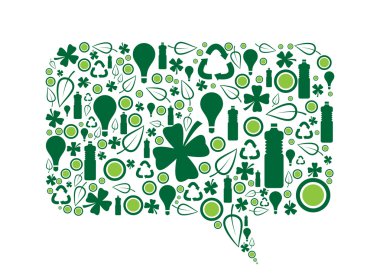 Git yeşil konuşma balonu