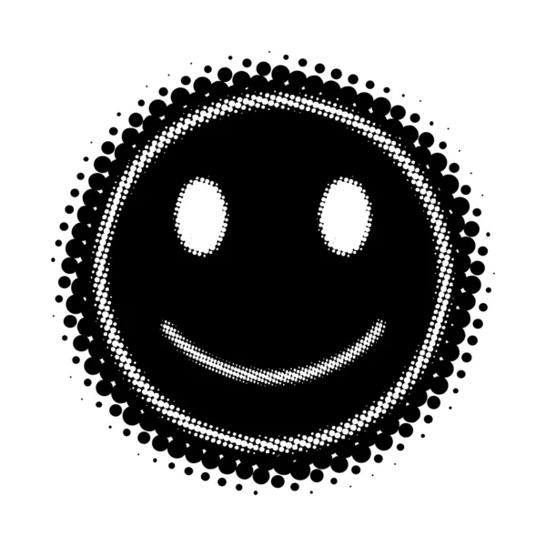 Halfone Smile — стоковый вектор