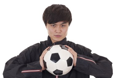 bir futbolcu portresi