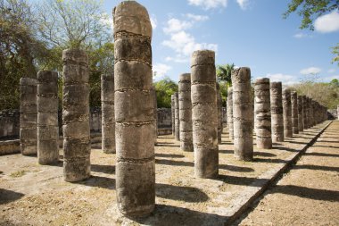 ancient round columns clipart