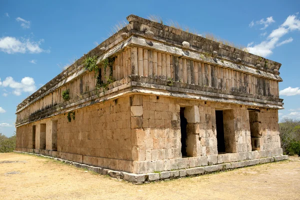 Forntida Maya sten hus — Stockfoto