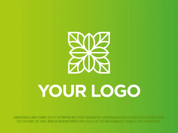 Современный Профессиональный Логотип Виде Орнамента — стоковый вектор