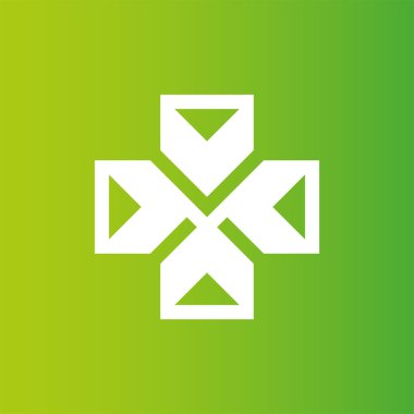 Eczacılık endüstrisinde modern profesyonel ikon kesişmesi.