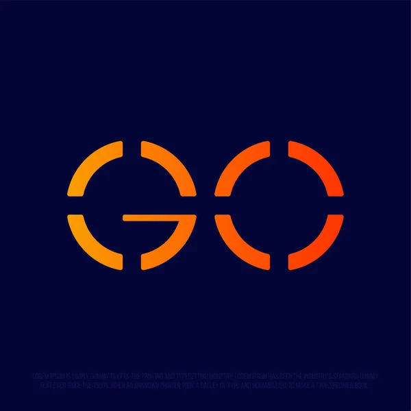 Сучасний Професійний Логотип Буквами Monogram — стоковий вектор