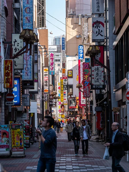 Токіо Японія Вулиця Кабукічо Виглядає Порожньою Світлі Дня — стокове фото