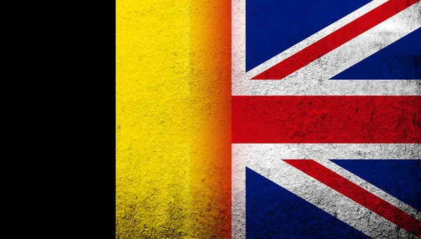 National Flag United Kingdom Great Britain Union Jack Kingdom Belgium — Stockfoto
