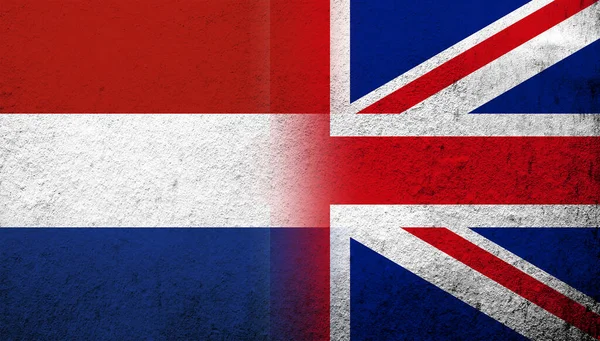 National Flag United Kingdom Great Britain Union Jack Kingdom Netherlands — Fotografia de Stock