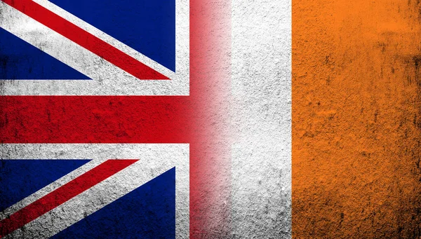 National Flag United Kingdom Great Britain Union Jack Republic Ireland — Fotografia de Stock