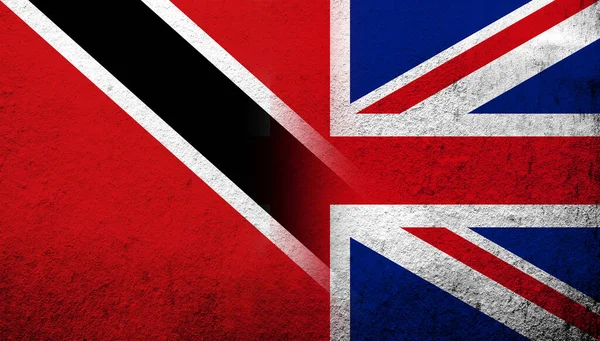 National Flag United Kingdom Great Britain Union Jack Republic Trinidad — Foto Stock