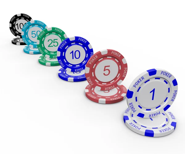 Poker Chips — Stock Photo, Image