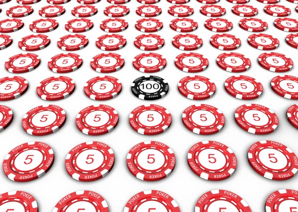 Poker Chips — Stock Photo, Image