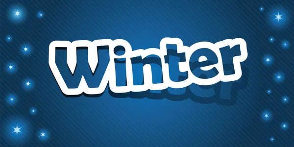 Winter — Stock Vector