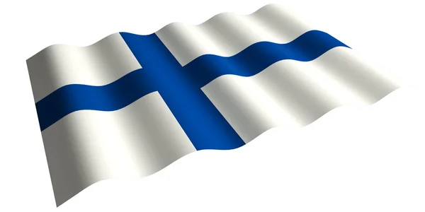 Vlag van finland — Stockfoto