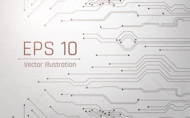 Fütürist soyut arka plan. Sunucu, internet, hız. Fütüristik tünel HUD. Soyut bir veri merkezi için hareketli grafikler .vektör çizer, eps10, kablo çerçevesi, beyaz arkaplan