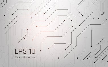 Fütürist soyut arka plan. Sunucu, internet, hız. Fütüristik tünel HUD. Soyut bir veri merkezi için hareketli grafikler .vektör çizer, eps10, kablo çerçevesi, beyaz arkaplan