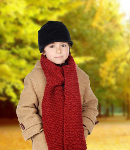 Liebenswertes Kind warm — Stockfoto