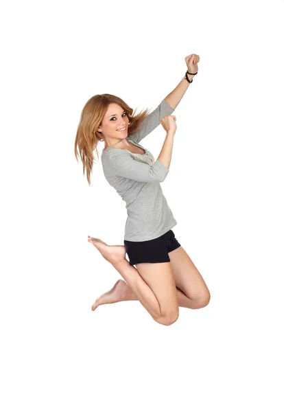 Girl jumping — Stock Photo, Image