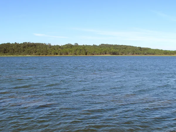 Paisagem de um lago — Fotografia de Stock