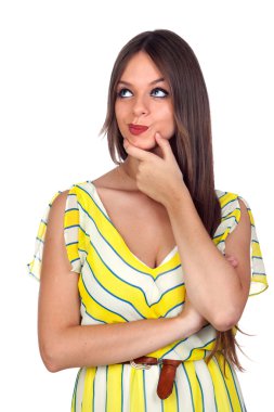 mavi gözlü dalgın komik kadın