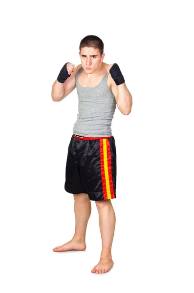 Mladí kickboxer — Stock fotografie