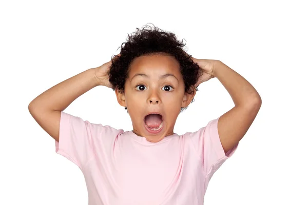 Niño latino sorprendido — Foto de Stock