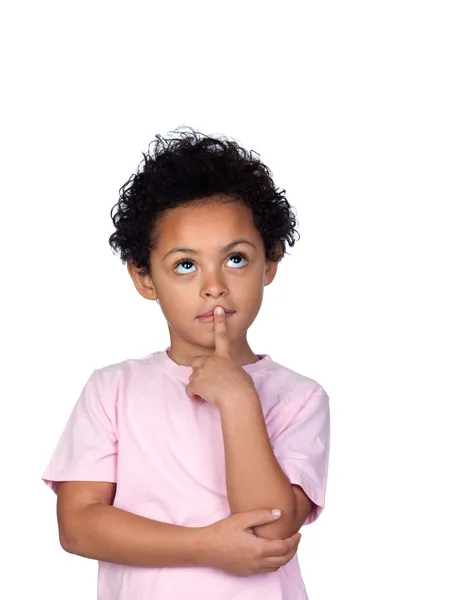 Pensive latin child — Stock Photo, Image