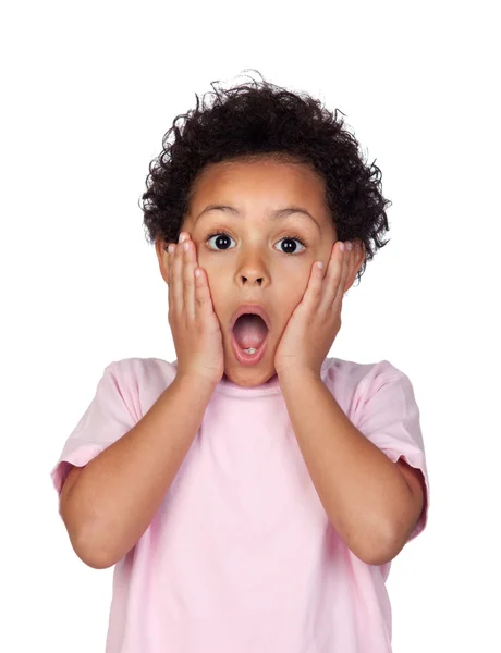 Niño latino sorprendido —  Fotos de Stock