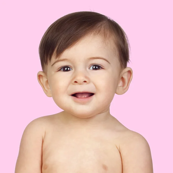 Bambino felice con un bel sorriso — Foto Stock