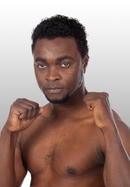 Defansif tutum genç Afrikalı Çocuk