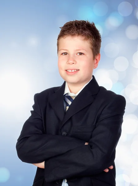 Adorable future businessman — Stock Photo, Image