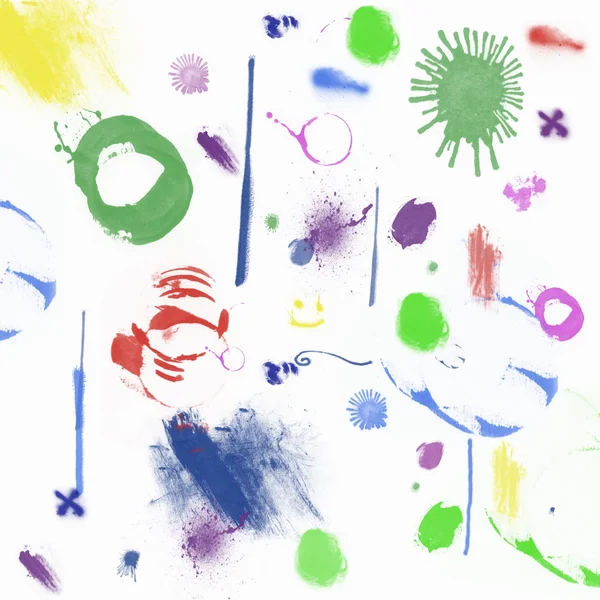 Achtergrond met abstracte kleurrijke vormen — Stockfoto